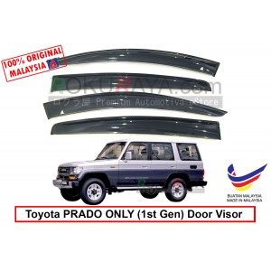 Toyota PRADO J70 Series (1st Gen) 1990-1996 AG Door Visor Air Press Wind Deflector (Big 12cm Width)